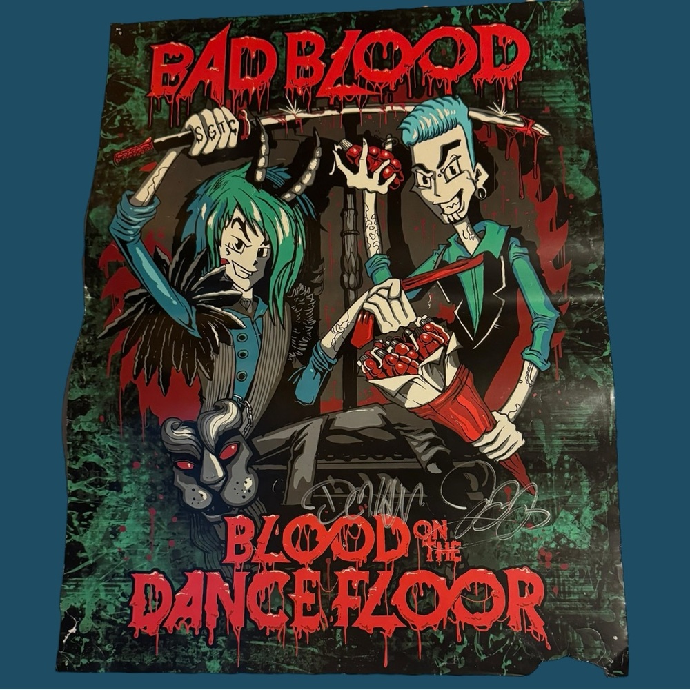 BOTDF Blood On The Dance Floor Bad Blood Scene Emo Poster Brokencyde